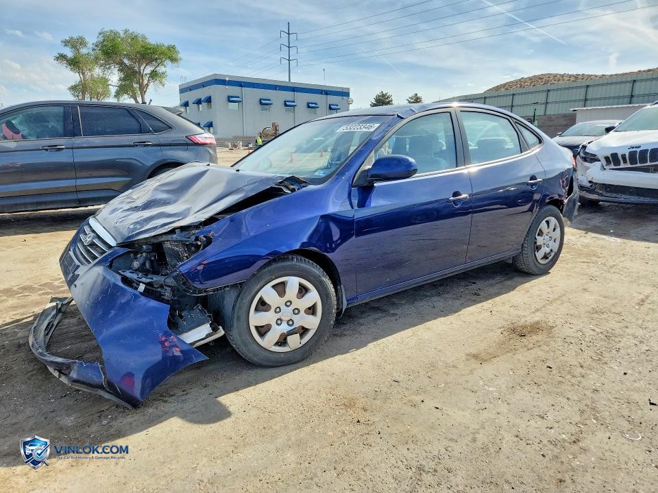 2008 HYUNDAI ELANTRA GLS – Lot 53223346 auction photo