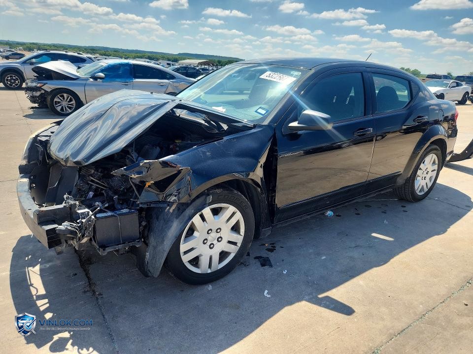 2012 DODGE AVENGER SE – Lot 53226676 auction photo
