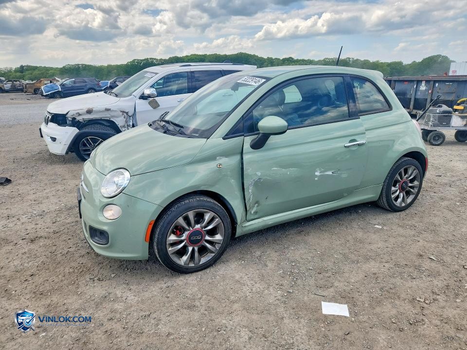 2015 FIAT 500 SPORT – Lot 53229146 auction photo