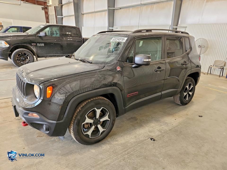 2020 JEEP RENEGADE TRAILHAWK – Lot 53234916 auction photo