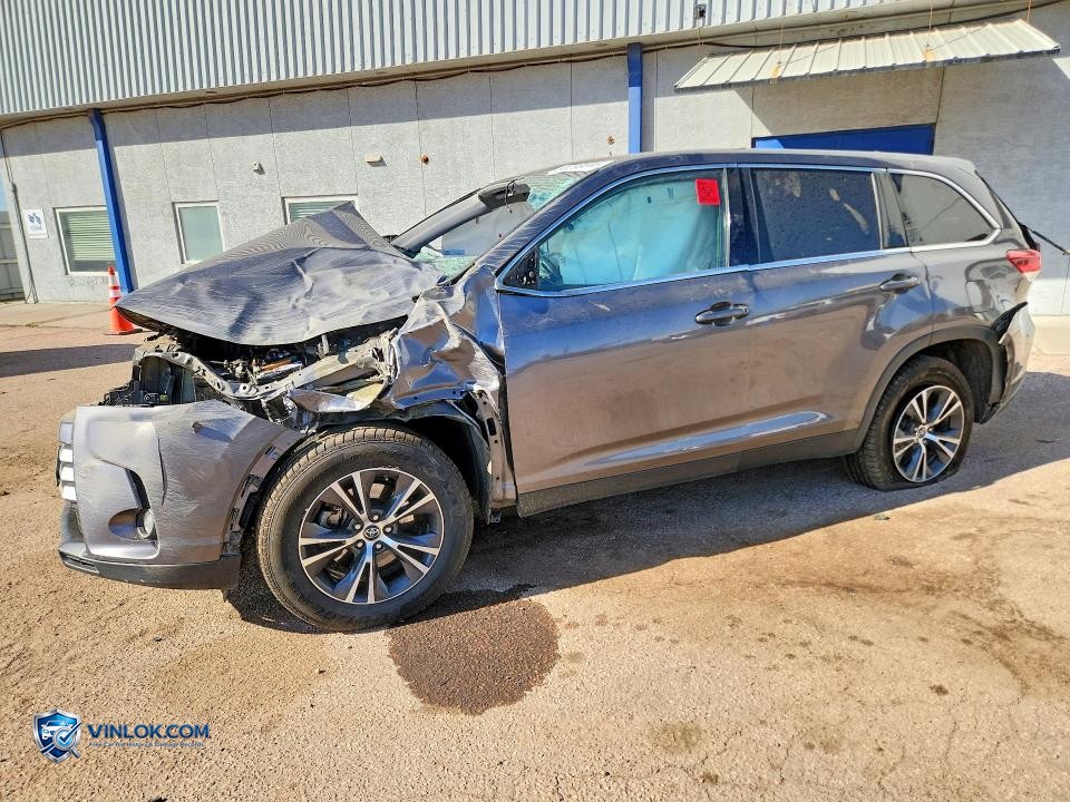 2019 TOYOTA HIGHLANDER LE PLUS – Lot 53238846 auction photo