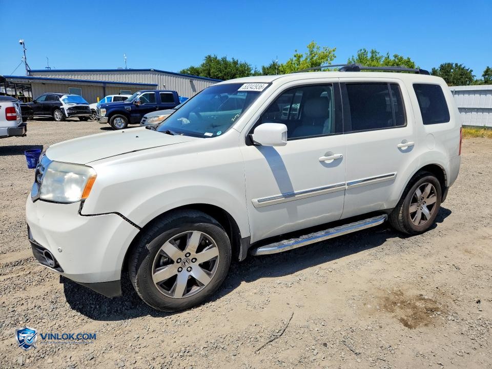 2015 HONDA PILOT TOURING – Lot 53242936 auction photo