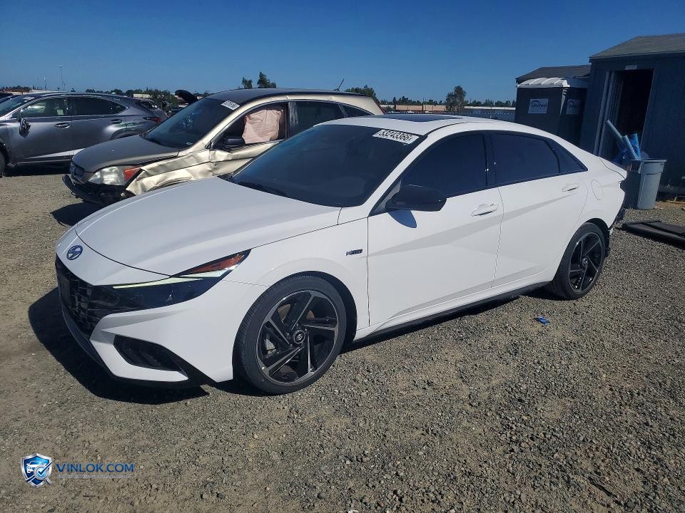 2023 HYUNDAI ELANTRA N LINE – Lot 53243366 auction photo