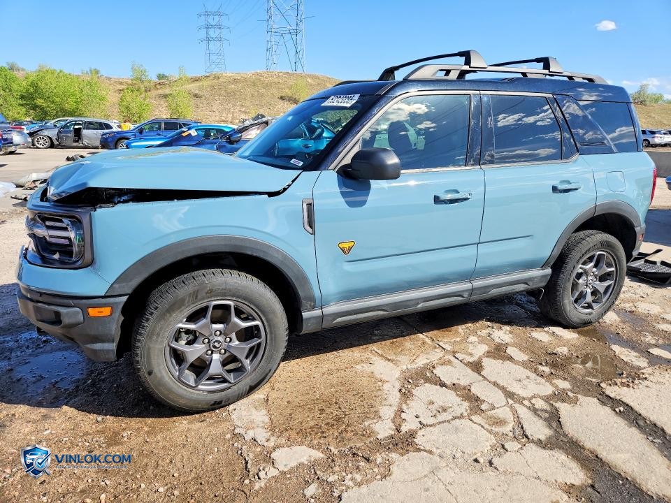 2021 FORD BRONCO SPORT BADLANDS – Lot 53245856 auction photo