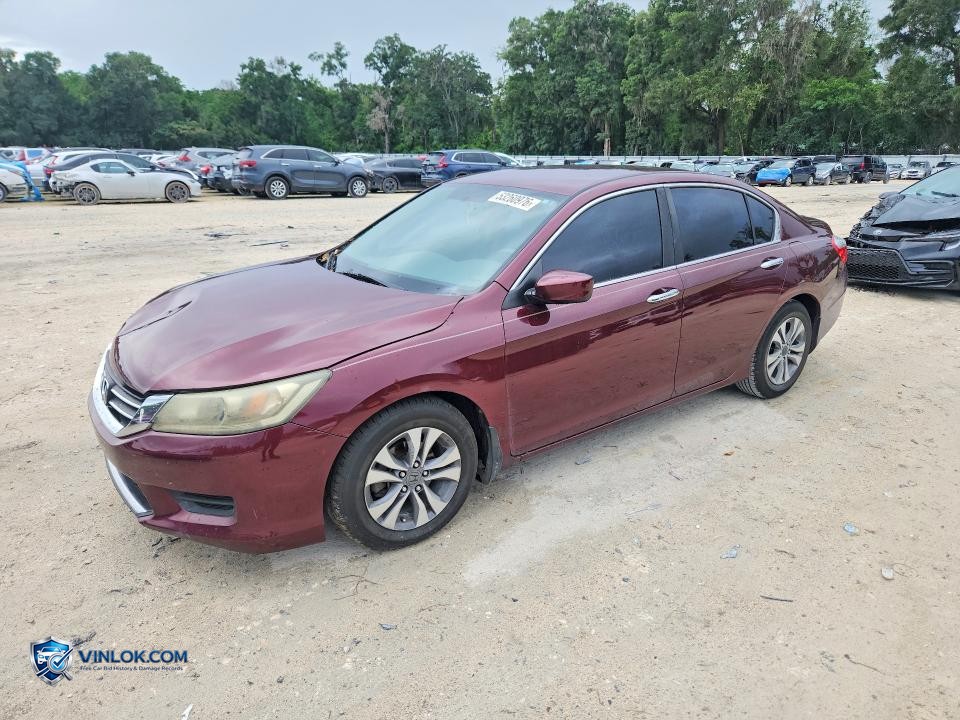 2014 HONDA ACCORD LX – Lot 53260976 auction photo