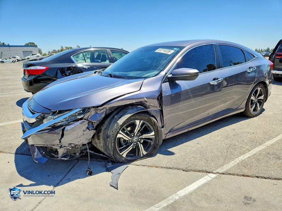 2017 HONDA CIVIC TOURING – Lot 53274036 auction photo
