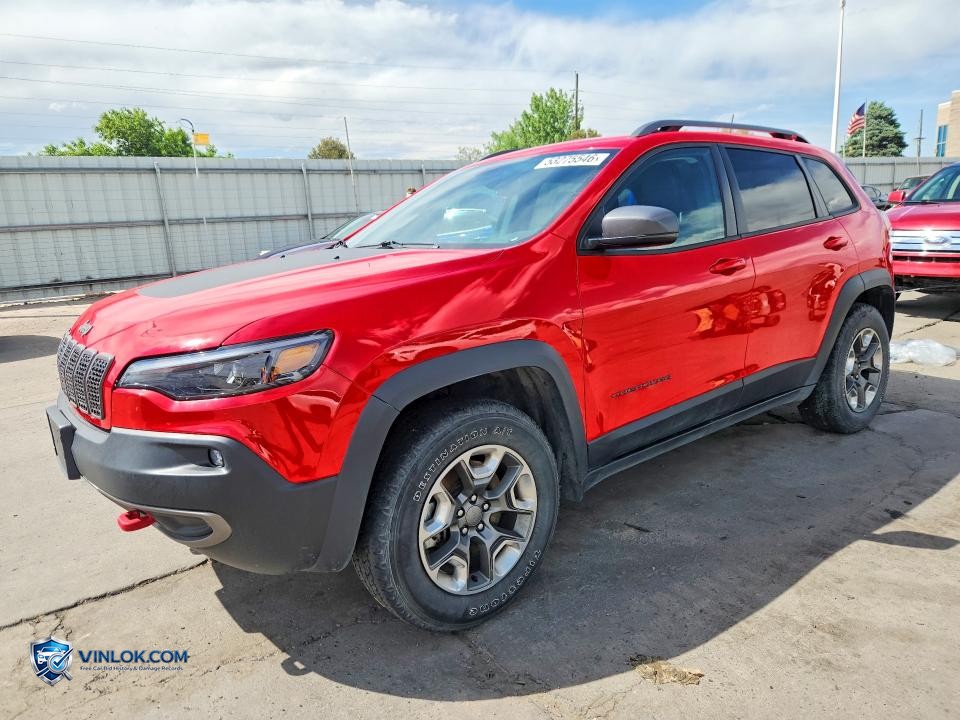 2019 JEEP CHEROKEE TRAILHAWK – Lot 53275546 auction photo