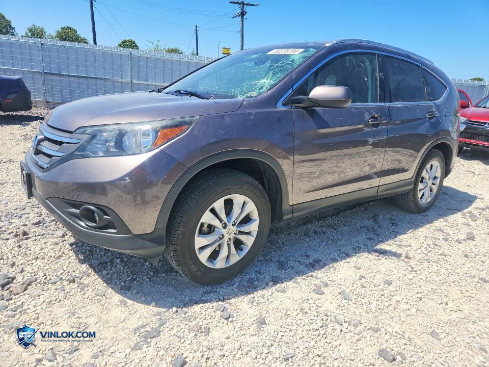 2013 HONDA CR-V EXL – Lot 53278706 auction photo