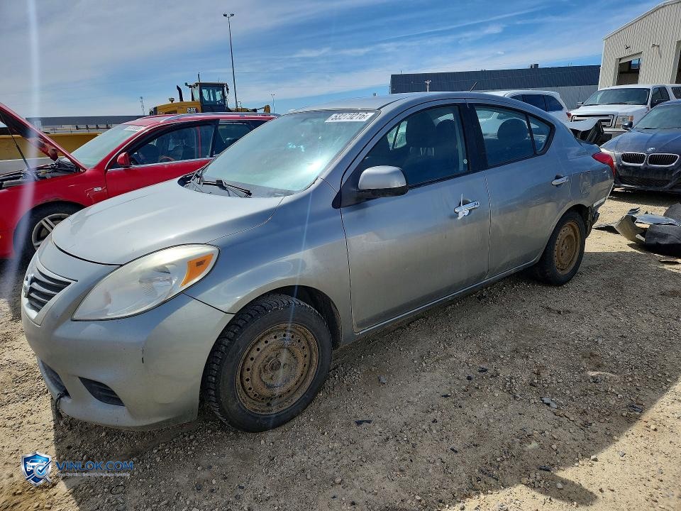 2012 NISSAN VERSA 1.6 S – Lot 53279216 auction photo