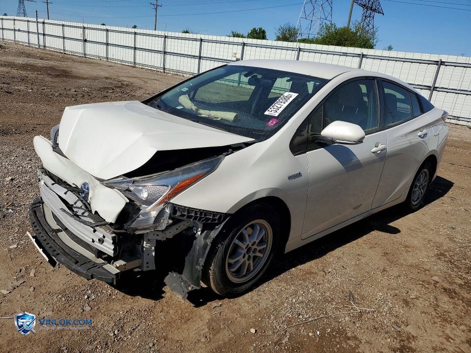 2016 TOYOTA PRIUS THREE – Lot 53279386 auction photo