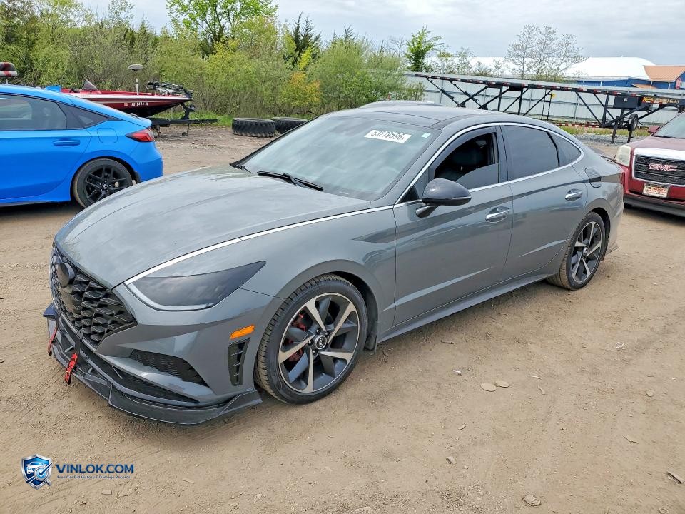 2021 HYUNDAI SONATA SEL PLUS – Lot 53279596 auction photo
