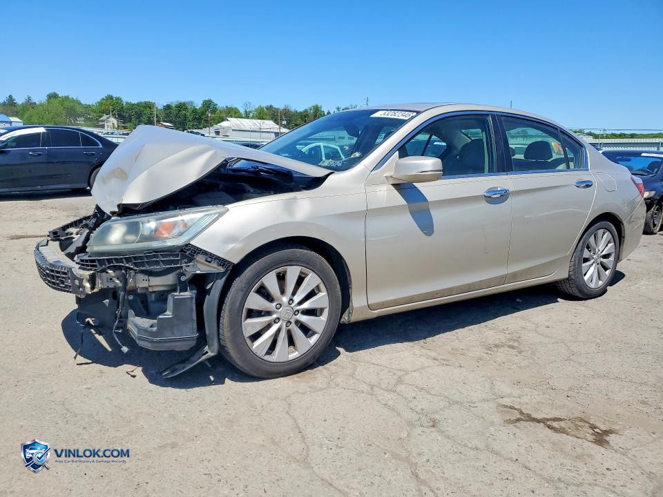 2013 HONDA ACCORD EXL – Lot 53282346 auction photo