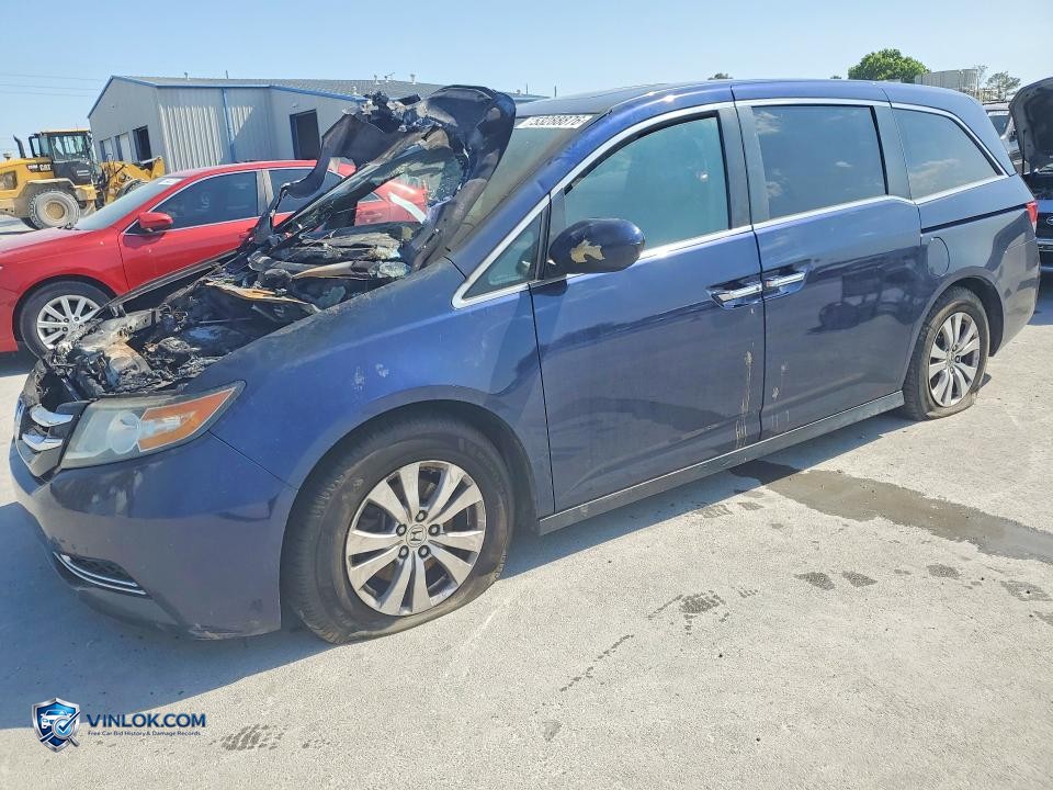 2015 HONDA ODYSSEY EXL – Lot 53288876 auction photo