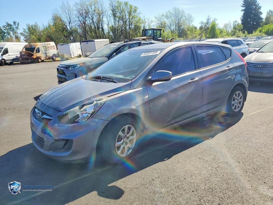2014 HYUNDAI ACCENT GS – Lot 53291406 auction photo