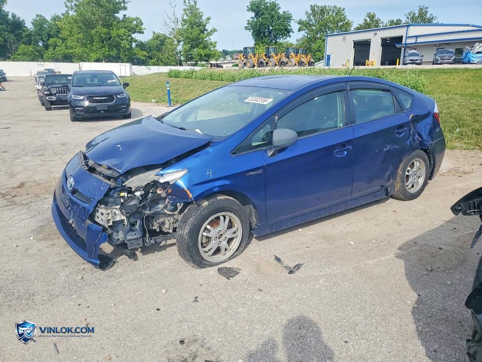 2010 TOYOTA PRIUS III – Lot 53302556 auction photo