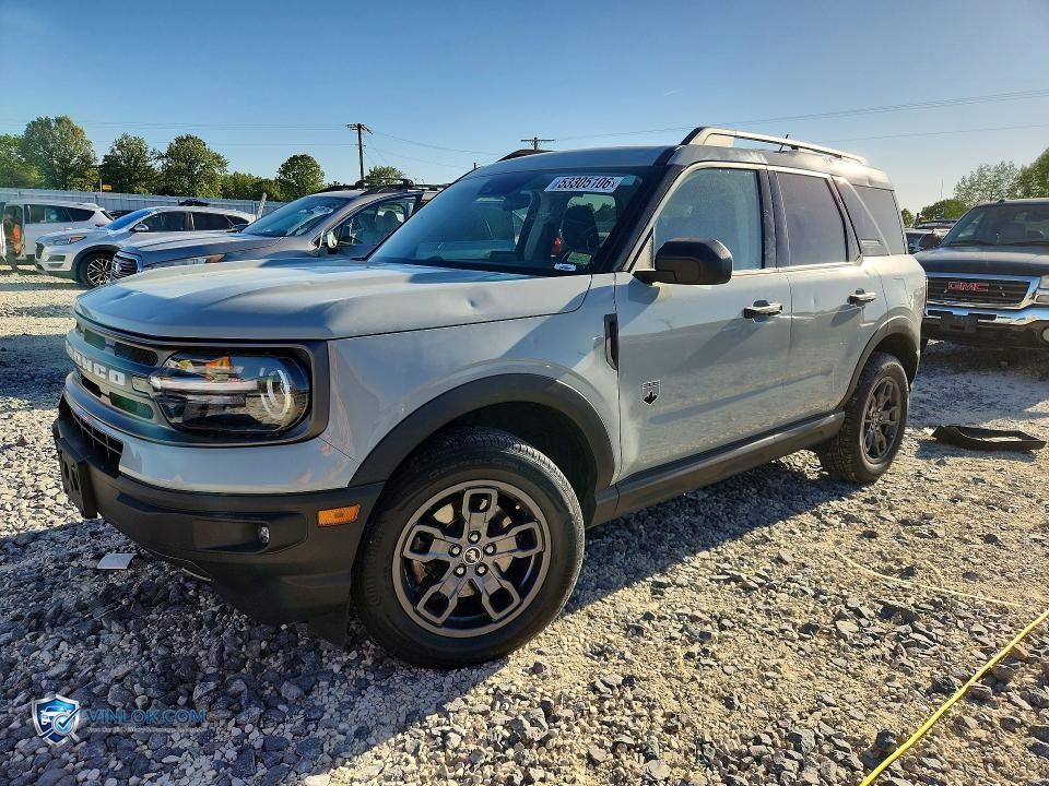 2021 FORD BRONCO SPORT BIG BEND – Lot 53305106 auction photo