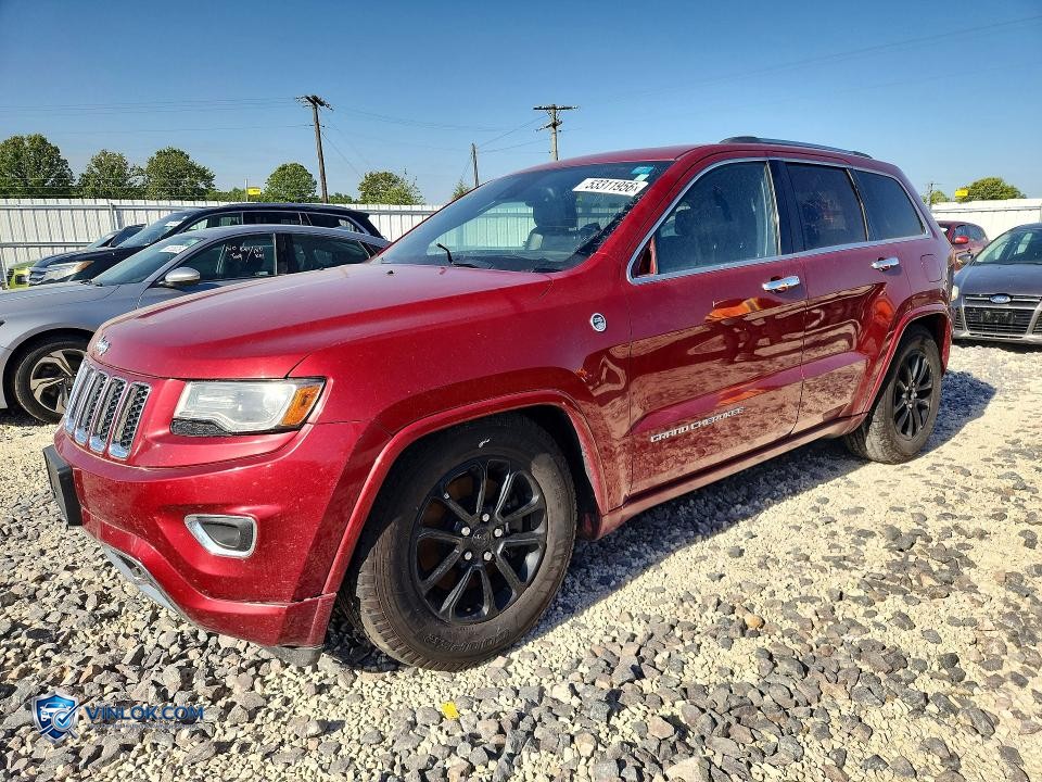 2014 JEEP GRAND CHEROKEE OVERLAND – Lot 53311956 auction photo