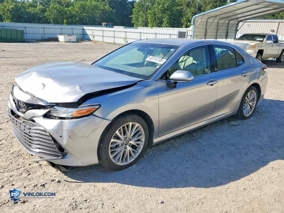 2018 TOYOTA CAMRY XLE – Lot 53314106 auction photo