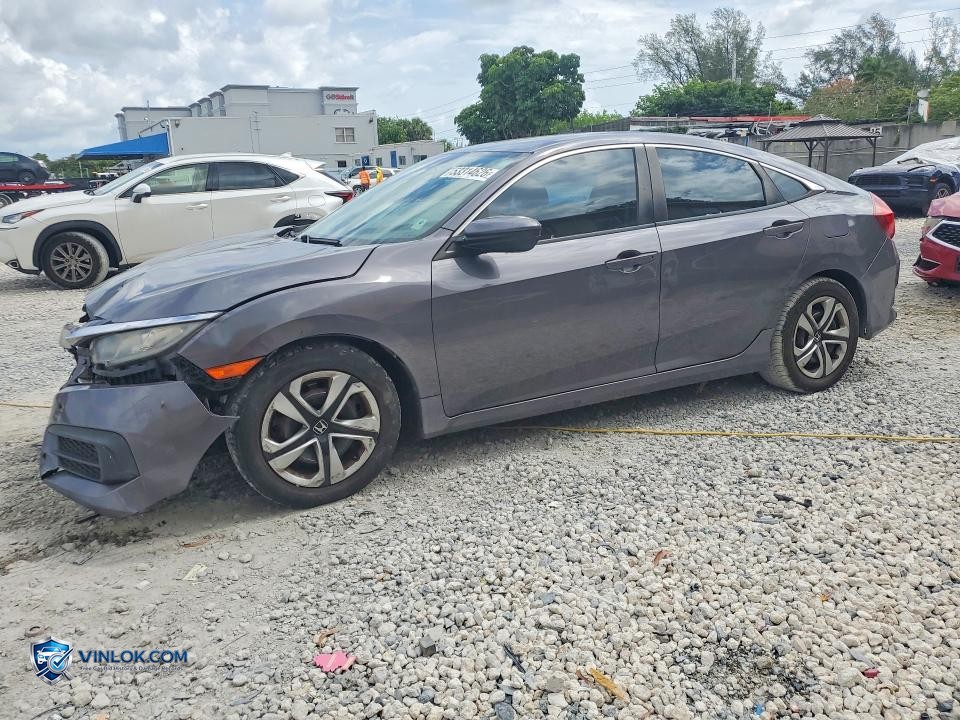2017 HONDA CIVIC LX – Lot 53314626 auction photo
