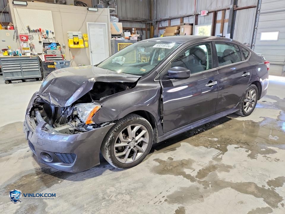 2013 NISSAN SENTRA S – Lot 53319756 auction photo
