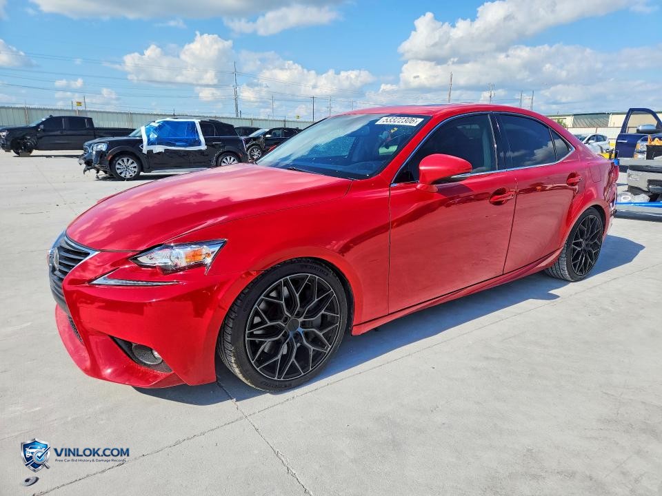 2016 LEXUS IS 200T – Lot 53322306 auction photo