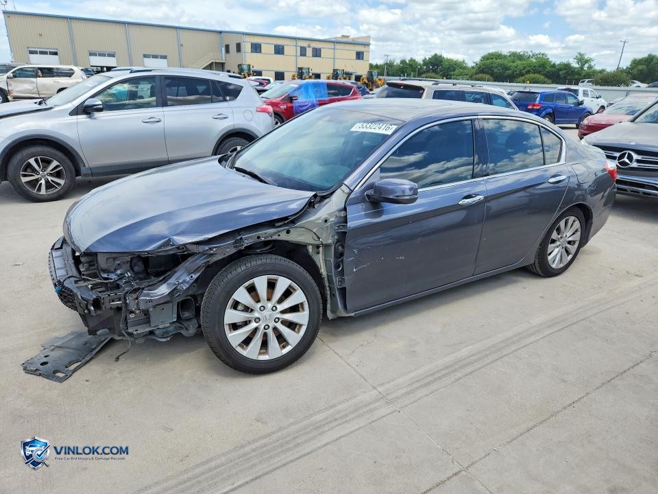 2013 HONDA ACCORD EXL – Lot 53322416 auction photo