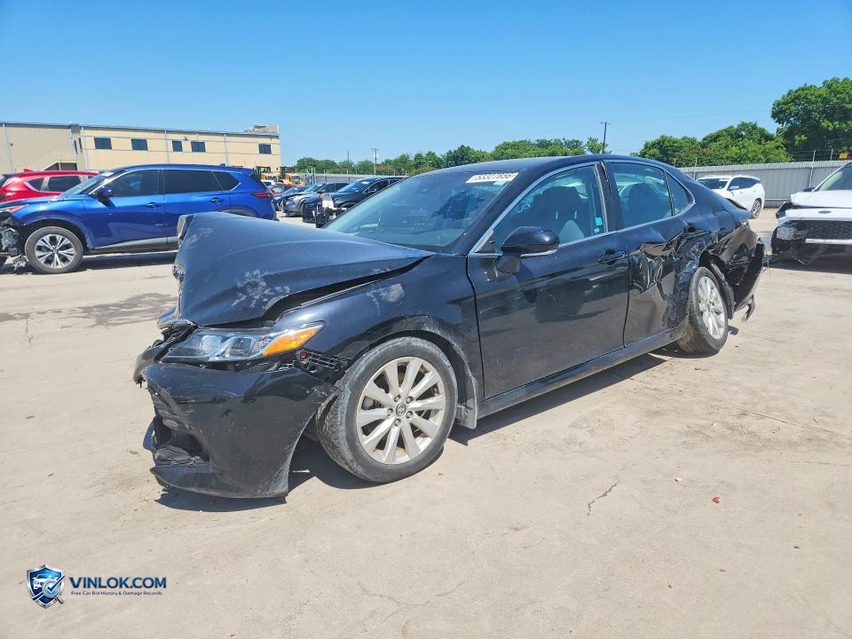 2020 TOYOTA CAMRY LE – Lot 53327856 auction photo