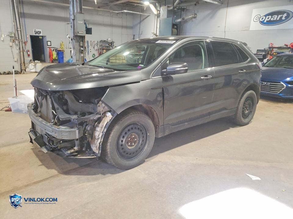 2016 FORD EDGE TITANIUM – Lot 53329226 auction photo