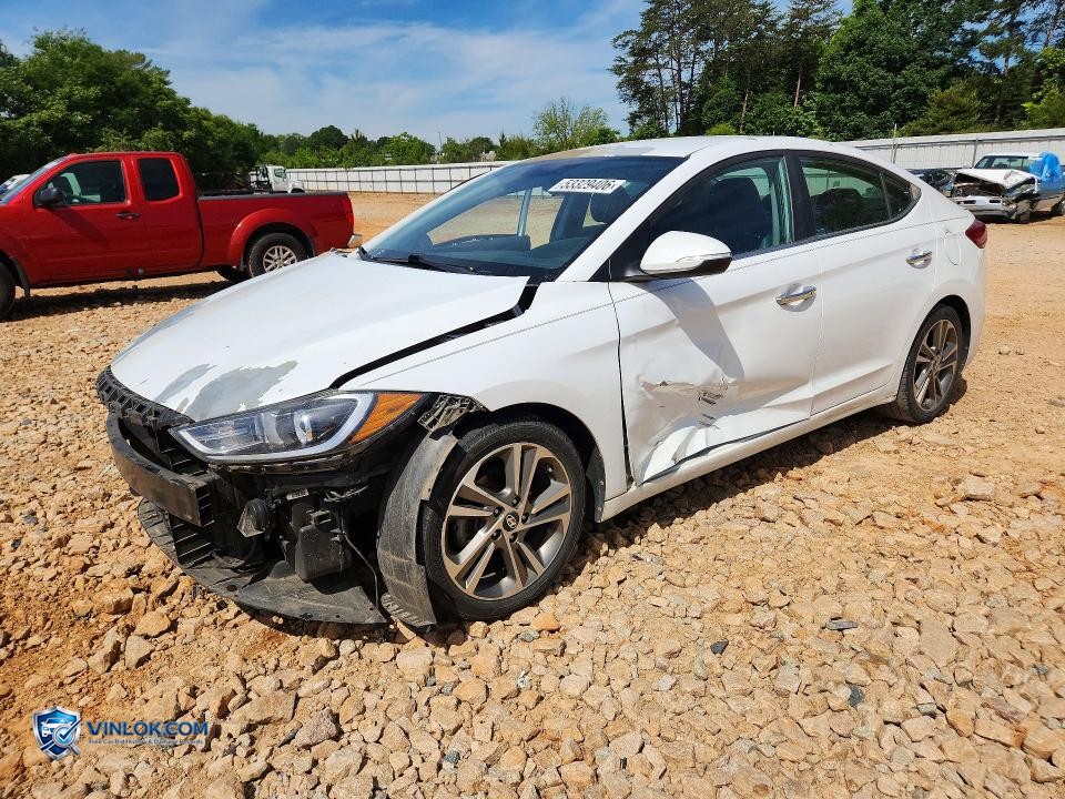 2017 HYUNDAI ELANTRA LIMITED – Lot 53329406 auction photo