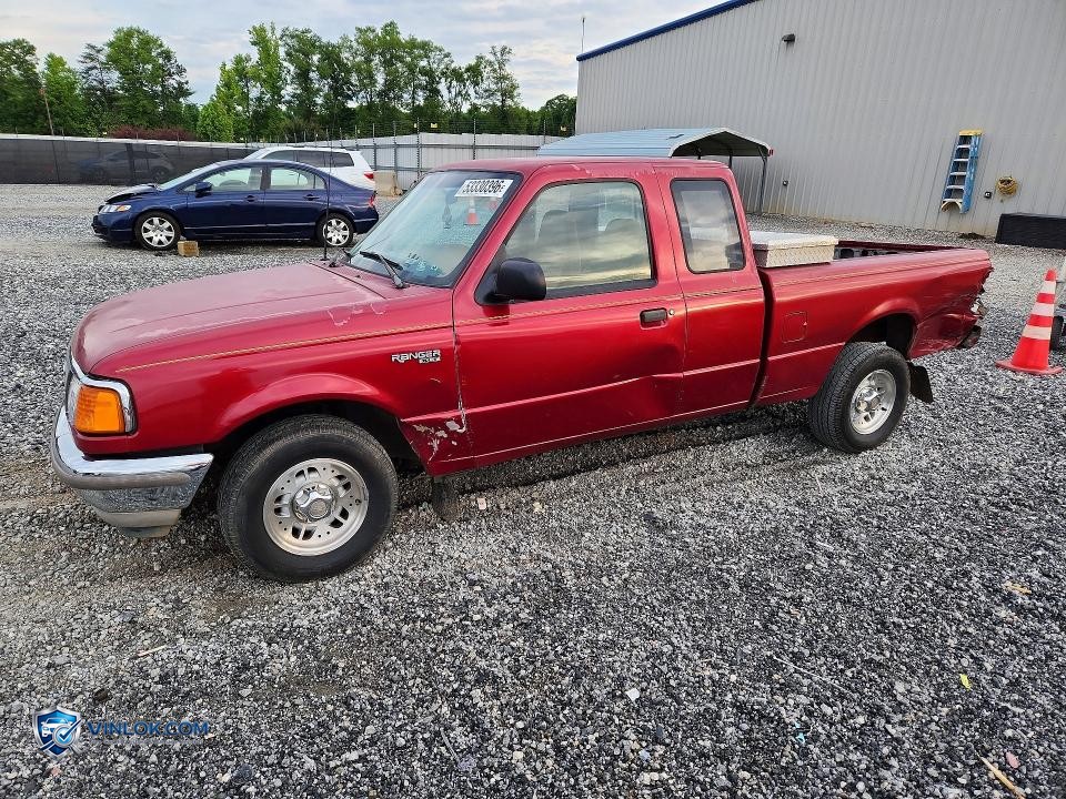 1995 FORD RANGER SUPER CAB – Lot 53330396 auction photo
