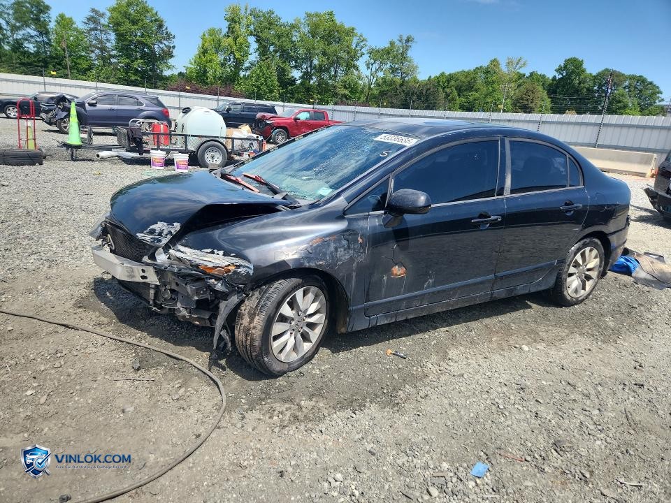 2009 HONDA CIVIC EX – Lot 53336686 auction photo