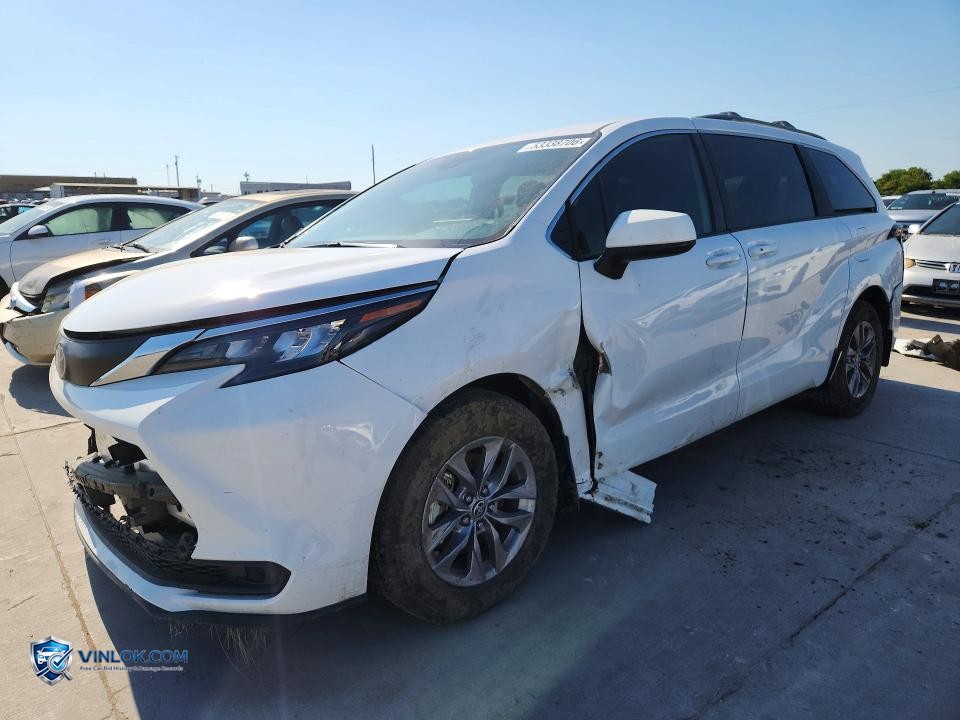 2025 TOYOTA SIENNA LE – Lot 53338706 auction photo