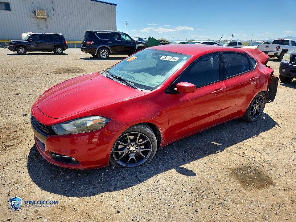 2016 DODGE DART SXT SPORT – Lot 53338946 auction photo