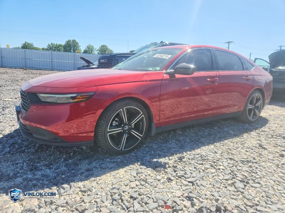 2023 HONDA ACCORD HYBRID SPORT – Lot 53340276 auction photo
