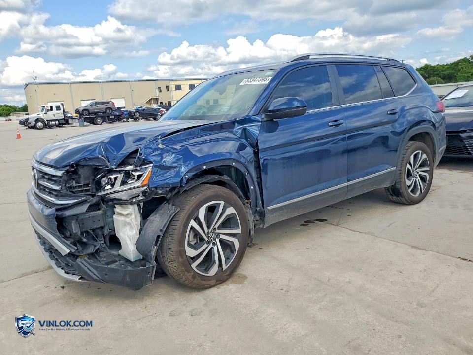 2022 VOLKSWAGEN ATLAS SEL – Lot 53347396 auction photo