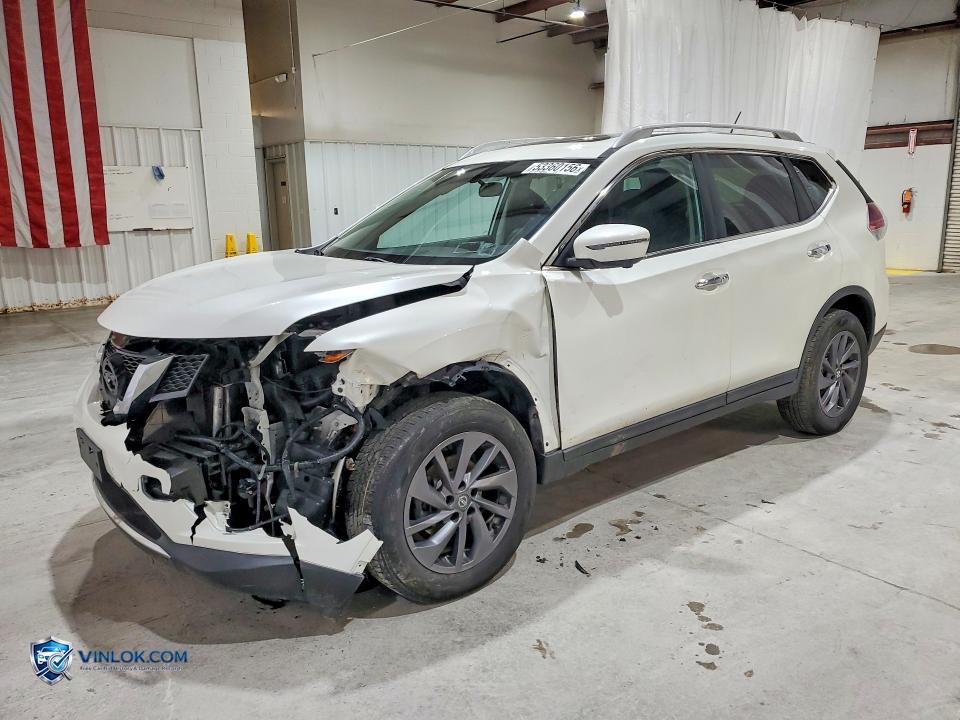 2016 NISSAN ROGUE SL – Lot 53360156 auction photo