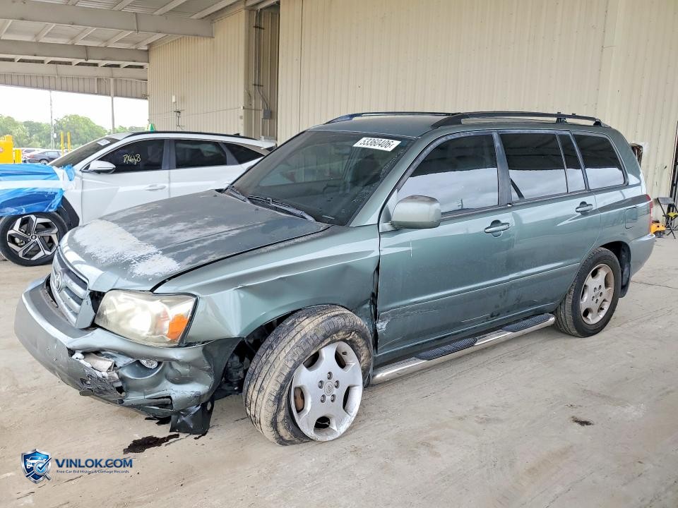 2004 TOYOTA HIGHLANDER BASE – Lot 53360406 auction photo
