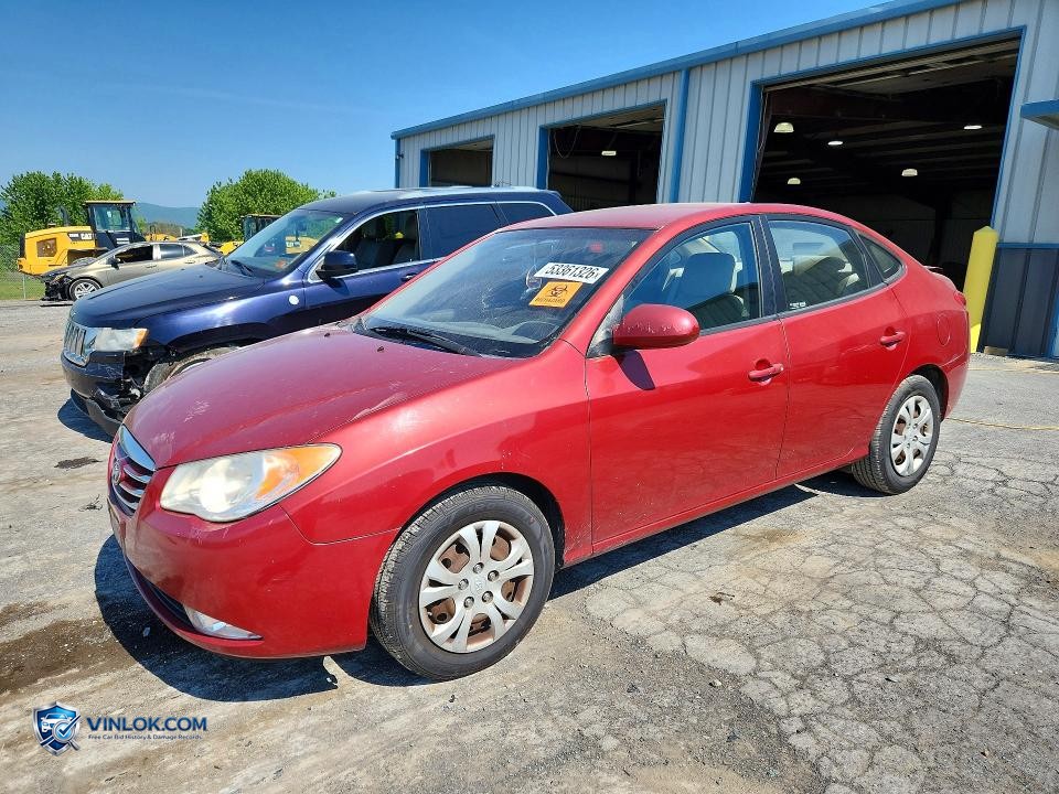 2010 HYUNDAI ELANTRA GLS – Lot 53361326 auction photo
