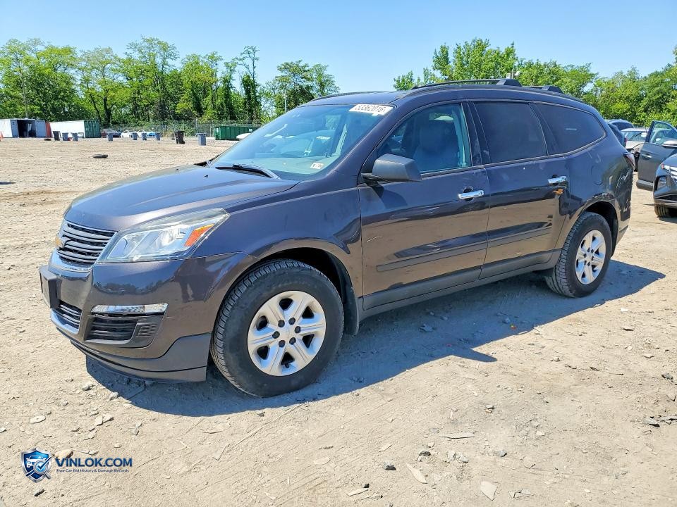 2016 CHEVROLET TRAVERSE LS – Lot 53362016 auction photo