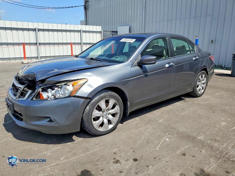 2008 HONDA ACCORD EXL – Lot 53365226 auction photo