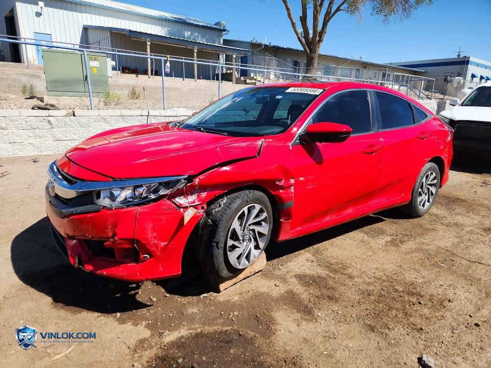 2016 HONDA CIVIC EX – Lot 53369386 auction photo