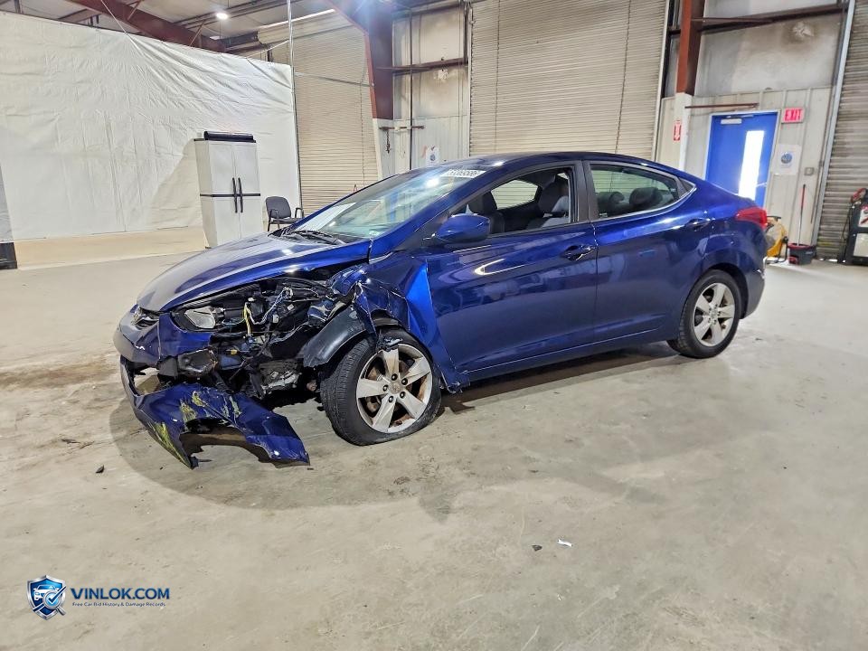2013 HYUNDAI ELANTRA GLS – Lot 53369586 auction photo