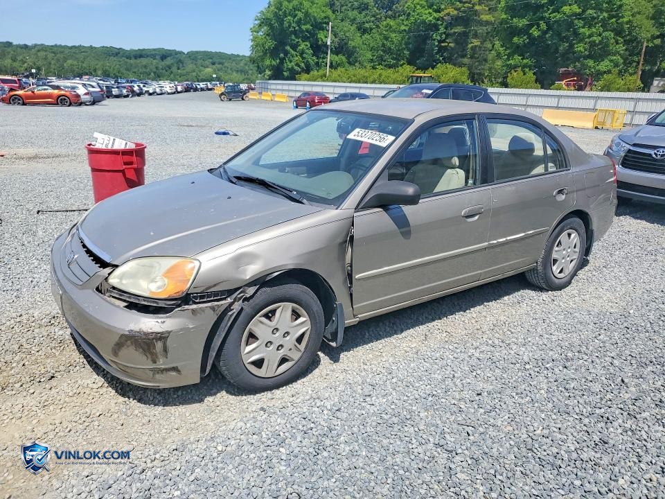2003 HONDA CIVIC LX – Lot 53370256 auction photo