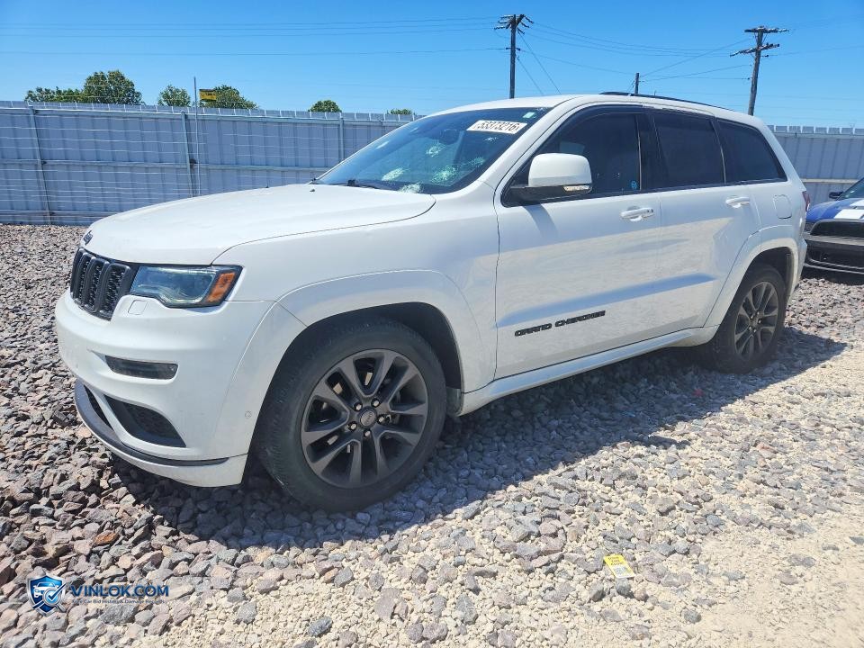 2018 JEEP GRAND CHEROKEE OVERLAND – Lot 53373216 auction photo
