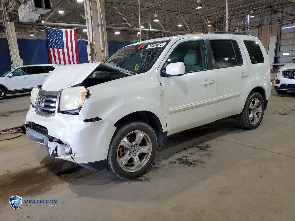 2013 HONDA PILOT EX – Lot 53375016 auction photo