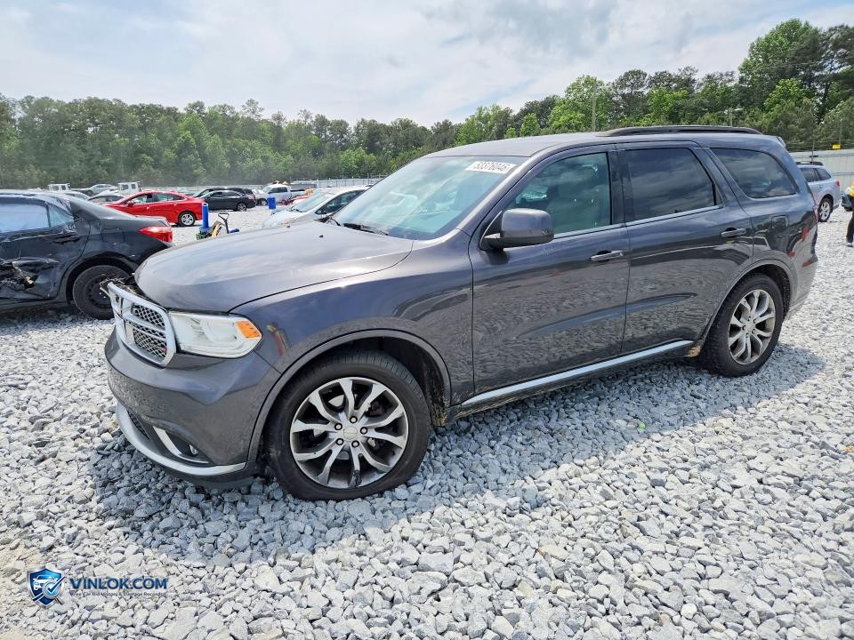 2017 DODGE DURANGO SXT – Lot 53376046 auction photo
