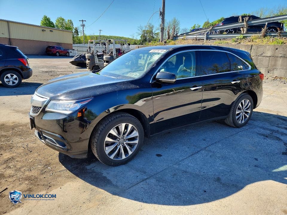 2016 ACURA MDX TECHNOLOGY – Lot 53379716 auction photo