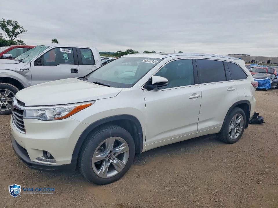 2016 TOYOTA HIGHLANDER LIMITED – Lot 53385316 auction photo