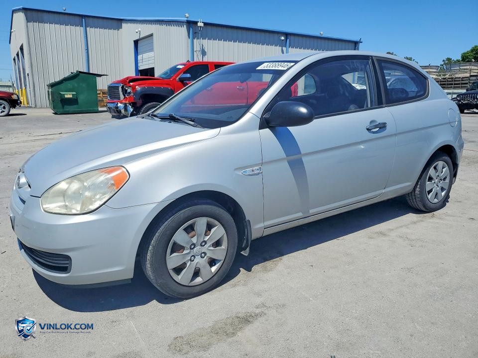 2008 HYUNDAI ACCENT GS – Lot 53388946 auction photo