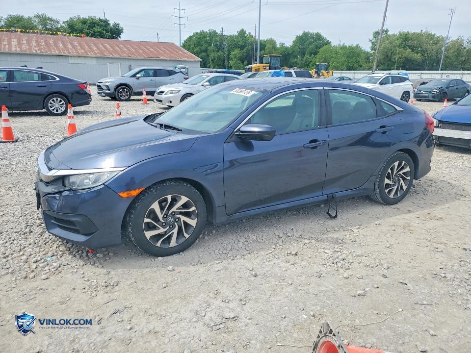 2016 HONDA CIVIC EX – Lot 53390126 auction photo